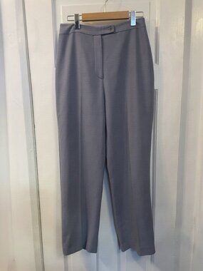 Vintage Sunny Choi Canadian Designer Elegant Wool Dress Pants Light Blue Size 8